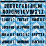 Sublimation Jersey Home Soccer Uniform Blue Light Custom Black-White Sublimation Jersey Home Soccer Uniform Blue Light Custom Black-White