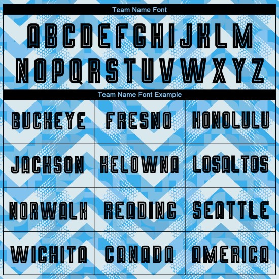 Sublimation Jersey Home Soccer Uniform Blue Light Custom Black-White Sublimation Jersey Home Soccer Uniform Blue Light Custom Black-White