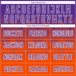 Sublimation Jersey Soccer Custom Purple-White Uniform Orange Sublimation Jersey Soccer Custom Purple-White Uniform Orange