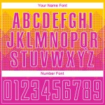 Custom Gold Jersey Deep Sublimation Pink-White Soccer Uniform Custom Gold Jersey Deep Sublimation Pink-White Soccer Uniform