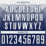 White Soccer Navy Sublimation Uniform Custom Jersey White Soccer Navy Sublimation Uniform Custom Jersey