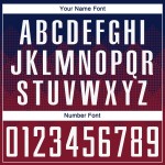 Uniform Custom Jersey Navy White-Crimson Soccer Sublimation Uniform Custom Jersey Navy White-Crimson Soccer Sublimation