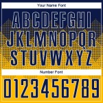 Custom Jersey Uniform Navy-White Gold Sublimation Soccer Custom Jersey Uniform Navy-White Gold Sublimation Soccer