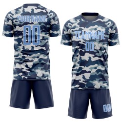 Sublimation Camo Blue-Royal Uniform Jersey Salute Service Soccer To Custom Light