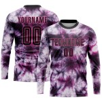 Sublimation Black-Pink Jersey Dye Uniform Tie Custom Soccer Sublimation Black-Pink Jersey Dye Uniform Tie Custom Soccer