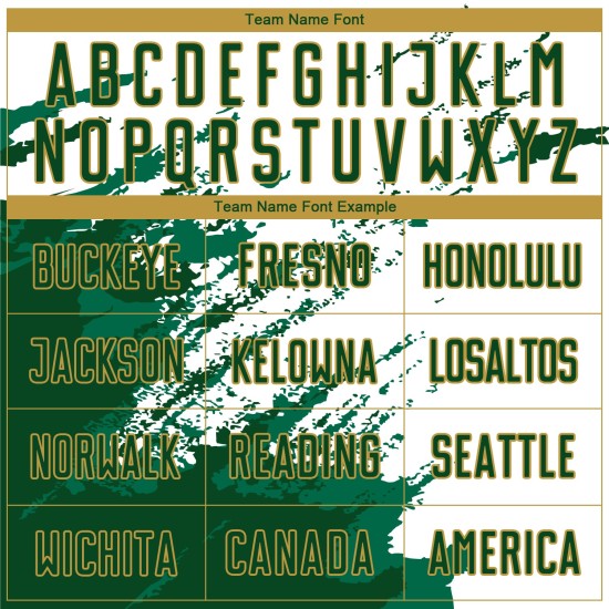 Abstract Green Art White Splash Sublimation Custom Green-Gold Uniform Kelly Soccer Jersey Fragment Abstract Green Art White Splash Sublimation Custom Green-Gold Uniform Kelly Soccer Jersey Fragment