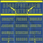 Sublimation Navy Soccer US Custom Gold Jersey Blue Uniform Sublimation Navy Soccer US Custom Gold Jersey Blue Uniform