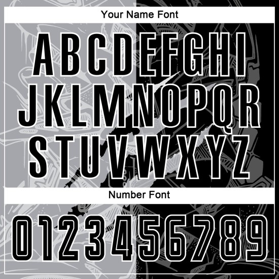 Graffiti Pattern Scratch Uniform Black-Gray Custom Soccer Jersey Sublimation Graffiti Pattern Scratch Uniform Black-Gray Custom Soccer Jersey Sublimation