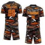 Soccer Bay Orange Orange-Texas Sublimation Custom Uniform Figure Jersey Soccer Bay Orange Orange-Texas Sublimation Custom Uniform Figure Jersey