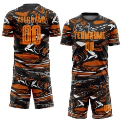 Soccer Bay Orange Orange-Texas Sublimation Custom Uniform Figure Jersey Soccer Bay Orange Orange-Texas Sublimation Custom Uniform Figure Jersey