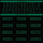 Fashion Custom Green Kelly Sublimation Uniform Black Jersey Pinstripe Soccer Fade Fashion Custom Green Kelly Sublimation Uniform Black Jersey Pinstripe Soccer Fade