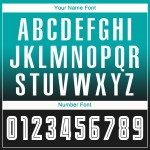 Soccer Fade Sublimation Fashion Sleeve Aqua Custom Jersey Uniform Long White-Black Soccer Fade Sublimation Fashion Sleeve Aqua Custom Jersey Uniform Long White-Black