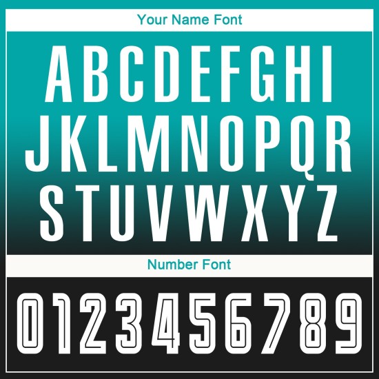 Soccer Fade Sublimation Fashion Sleeve Aqua Custom Jersey Uniform Long White-Black Soccer Fade Sublimation Fashion Sleeve Aqua Custom Jersey Uniform Long White-Black